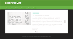Desktop Screenshot of hopeinryde.com